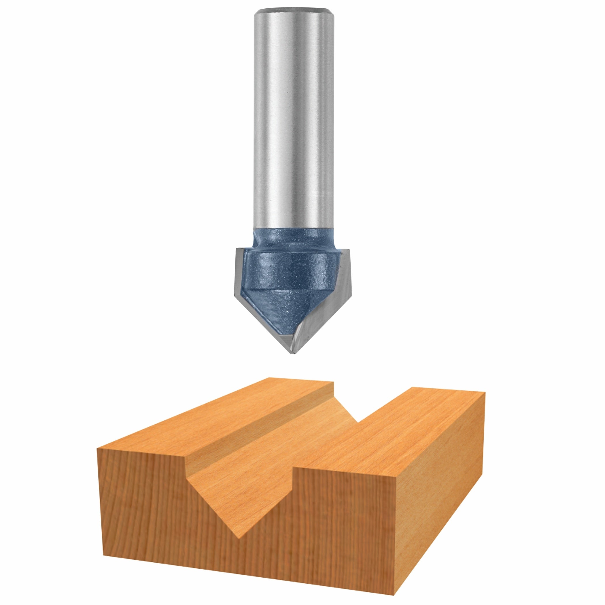 Bosch 90 x 3/4" Carbide Tip V-Groove Bit – Beaver Industrial Supply
