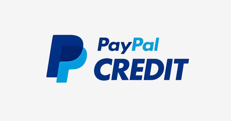 PayPal Credit logo on a white background
