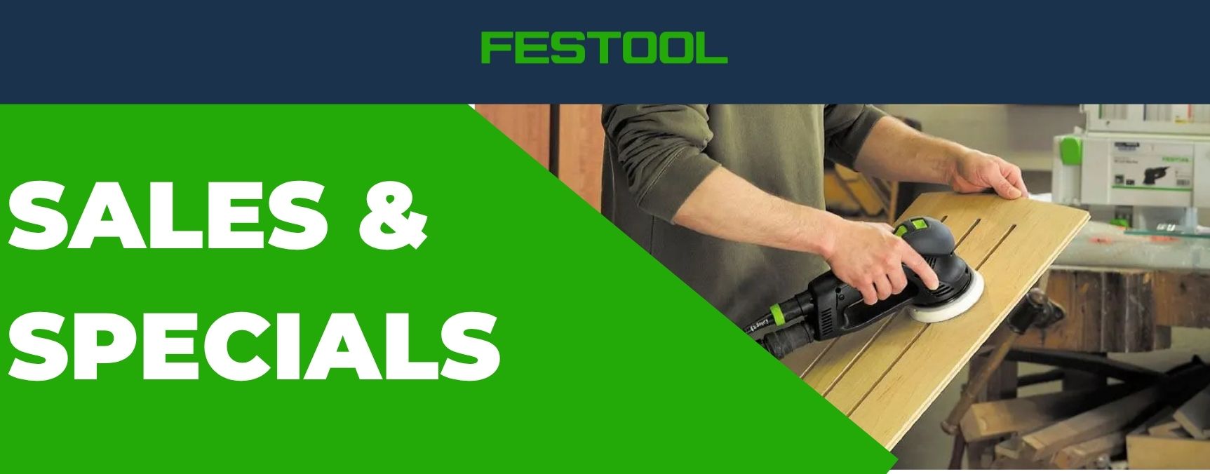 Festool Sales and Specials on Professional Dust Extractors and Sanders