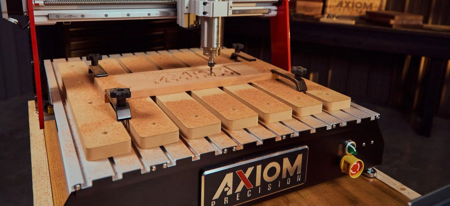 Axiom AX1-101 CNC Router in use