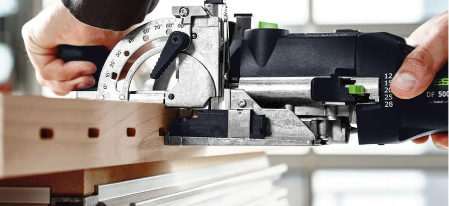 festool domino joiner in use