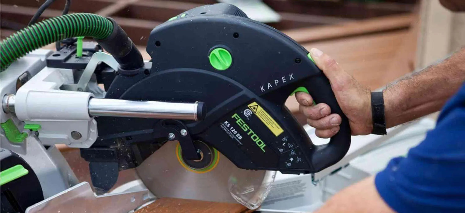 Festool Kapex Miter Saw in use