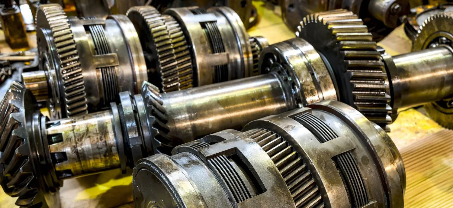 close up of tool gears