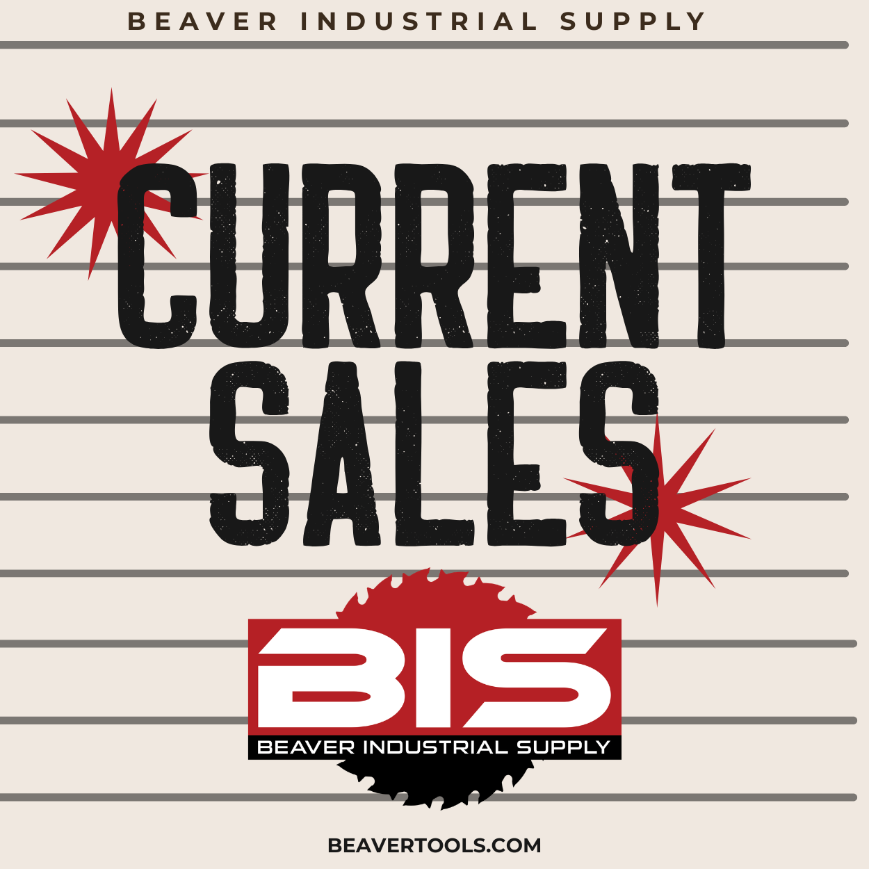 Current Sales at Beaver Industrial Supply