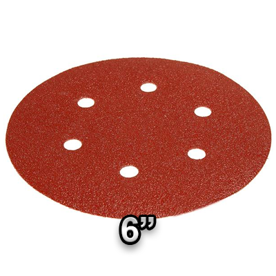 6 in. Hook & Loop Sanding Discs