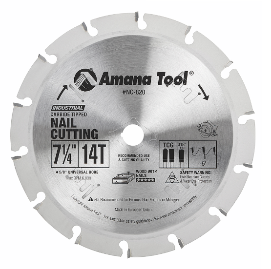 Amana Saw Blades for Portable Saws