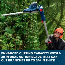 Bosch 18V 20" Cordless Pole Hedge Trimmer (Bare Tool) GHE18V-50TPN