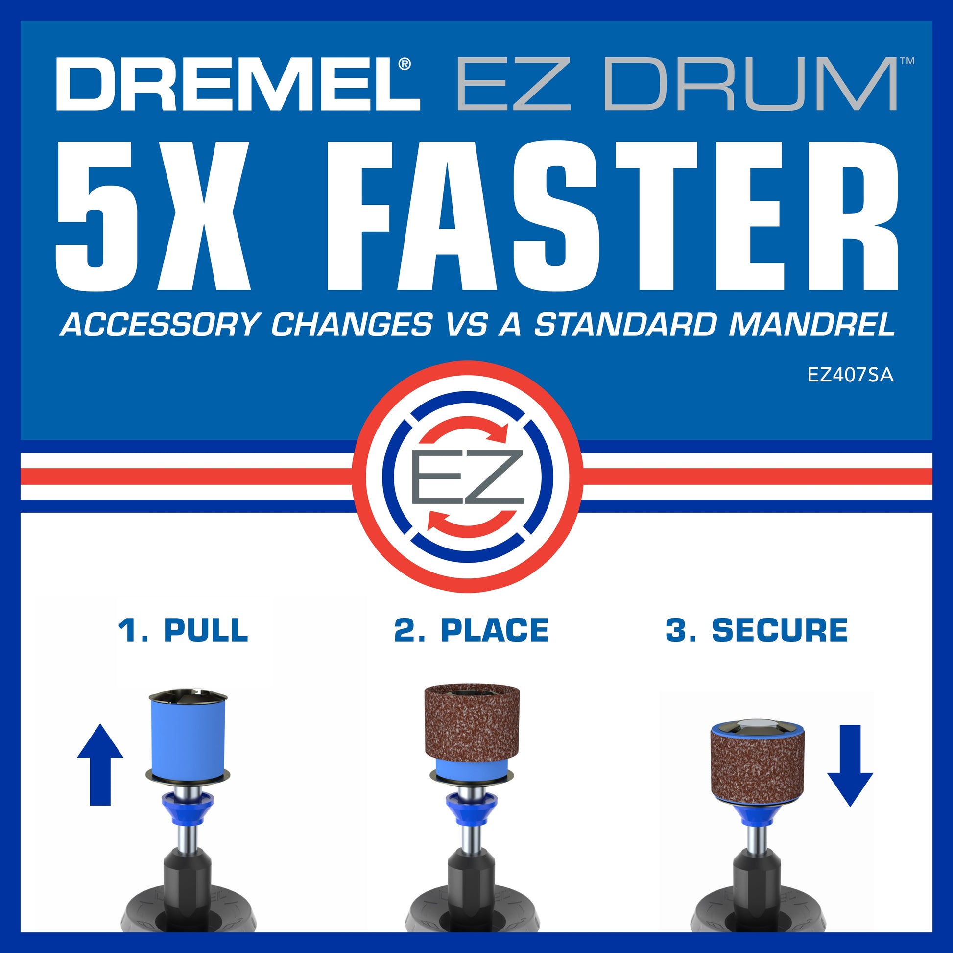 Dremel 18pc EZ Lock Sanding and Grinding Accessory Micro Kit EZ727-01