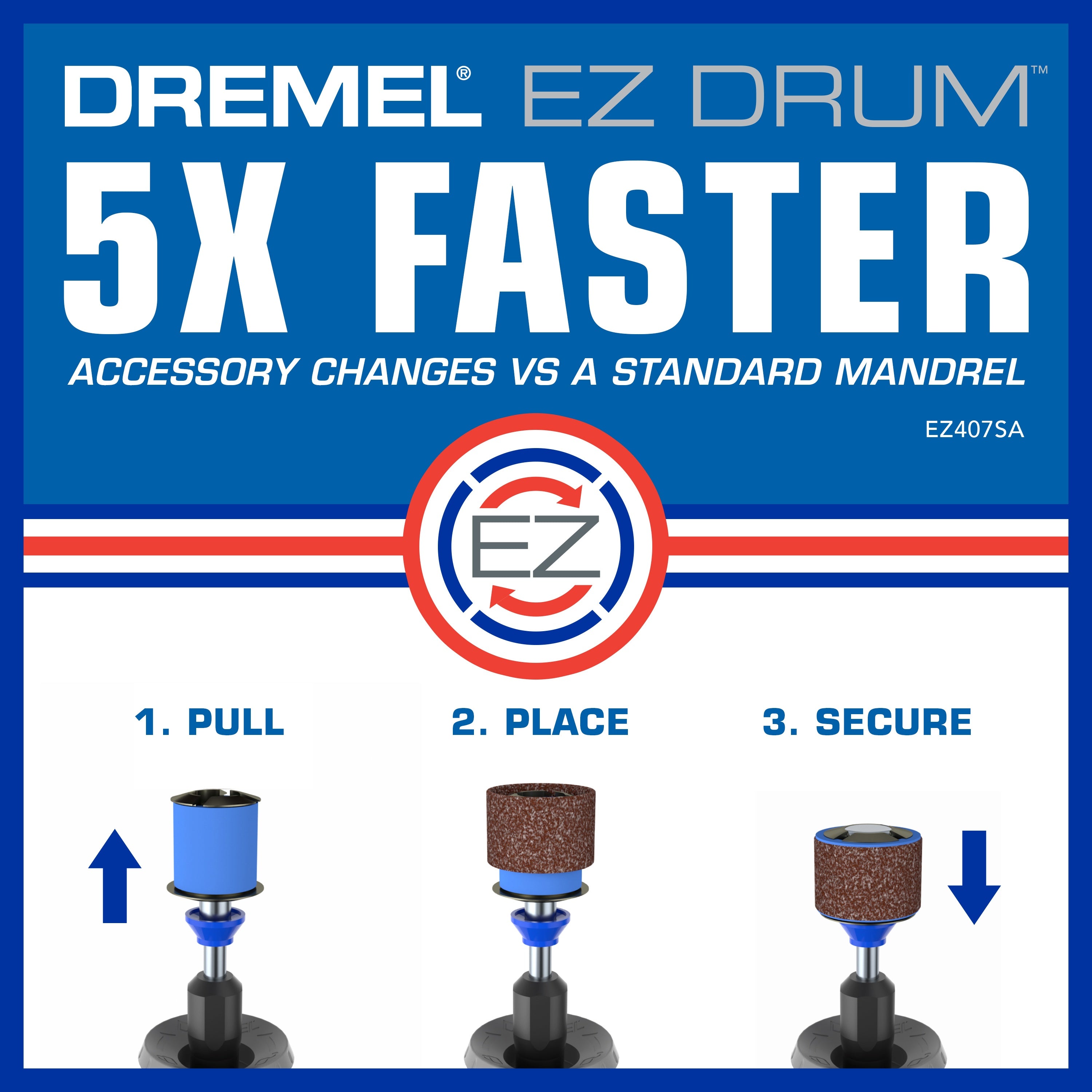 Dremel 18pc EZ Lock Sanding and Grinding Accessory Micro Kit EZ727-01