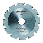 Mafell 120mm x 4.2mm TCT Elliptical Groove-Cutting Blade, 12-Tooth, 21mm Bore 91795