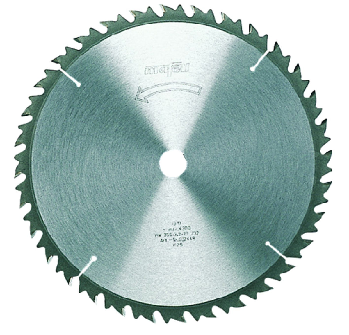 Mafell 355 mm TCT Saw Blade, 2.2/3.2 mm Kerf, 30 mm Bore, 32 Teeth, AT 92448