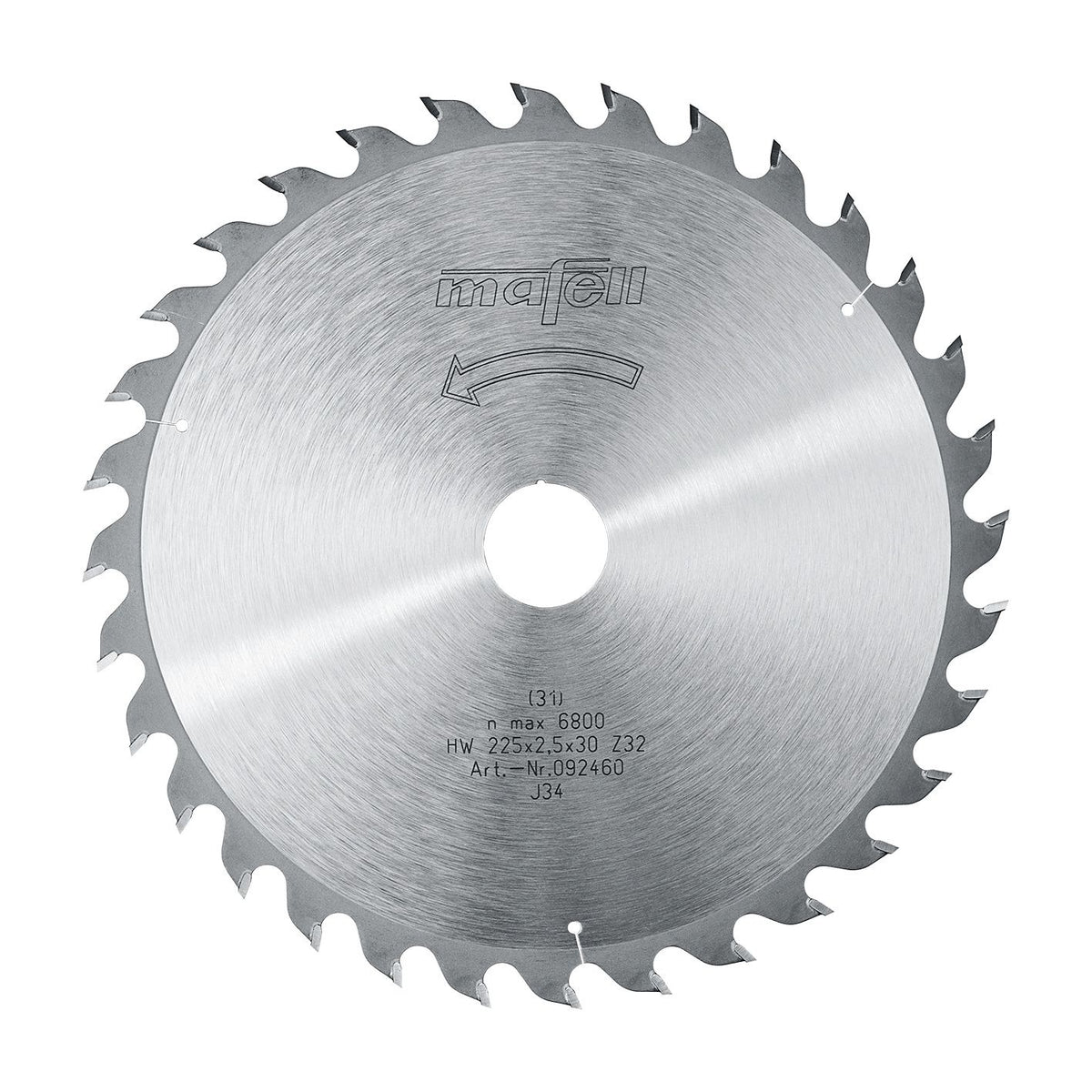 Mafell 250 mm TCT Saw Blade, 36 Teeth, FZ 92458