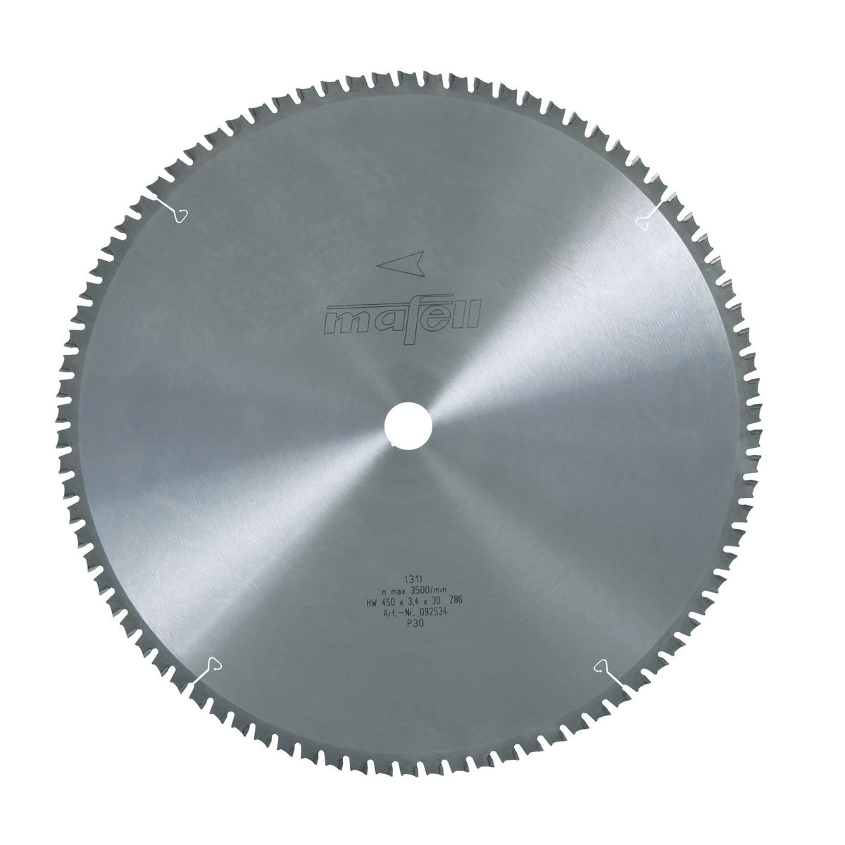 Mafell 450 mm TCT SIP Cutting Saw Blade, 86 Teeth, 30 mm Arbor 92534