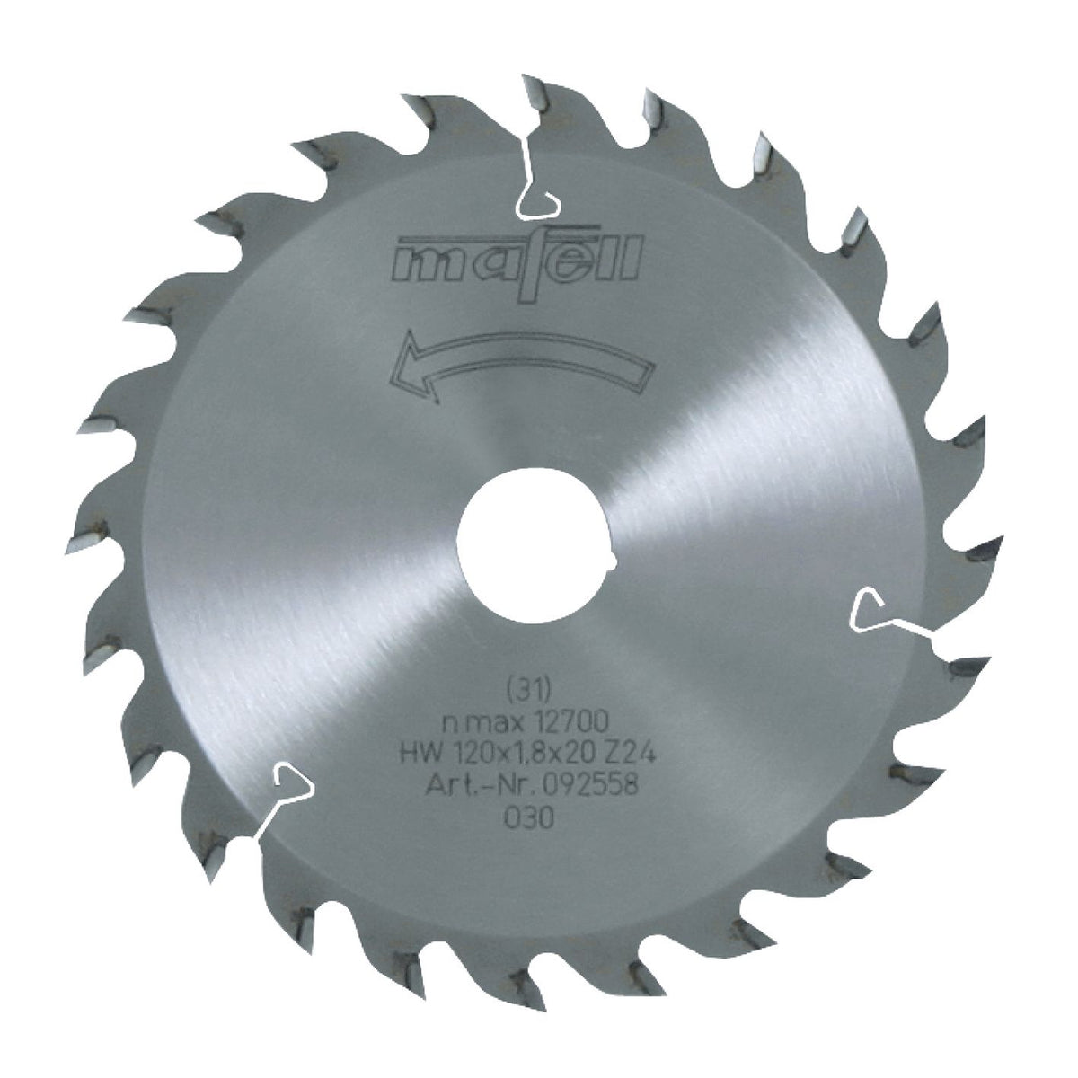 Mafell 160 mm TCT Cross-Cutting Saw Blade, 32 Teeth, AT 92552