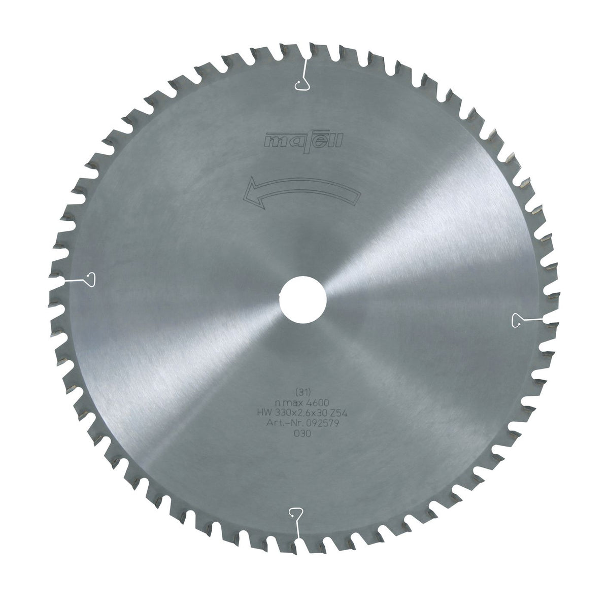 Mafell 13 in. TCT Sandwich Panel Saw Blade, 54 Teeth, 30 mm Bore 92579