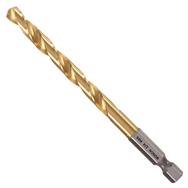 Bosch 1/4" Impact Tough TiN Coated Drill Bit TI2143IM