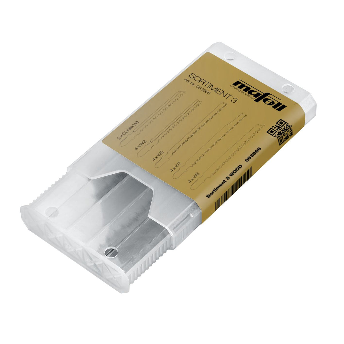 Mafell SSB-SET3 Wood Jigsaw Blade Assortment, 9-Piece 93866