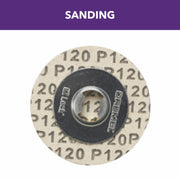 1-1/4 in. EZ Lock 120 Grit Sanding Disc, 5-Pack