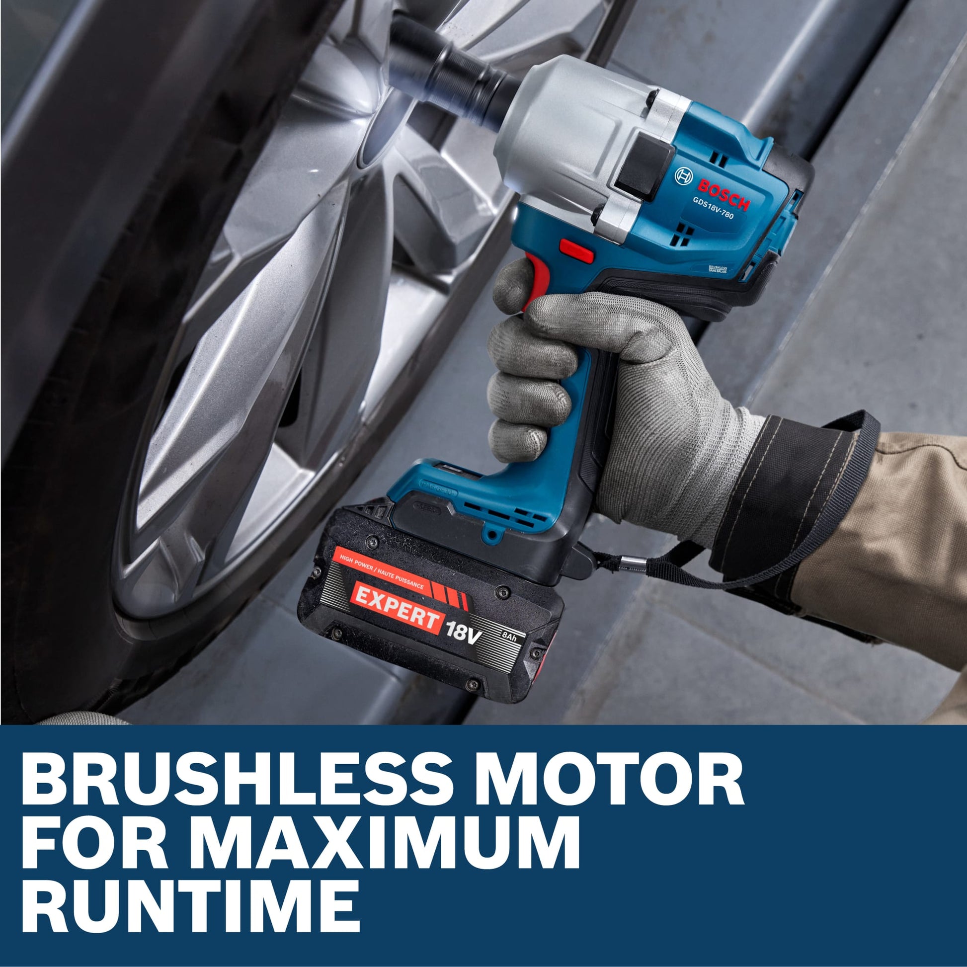 Bosch 18V 1/2" Mid-Torque Impact Wrench (Bare Tool) GDS18V-780N