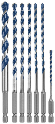 Bosch 7-piece Blue Xtreme Carbide Hammer Drill Bit Set BXH7S