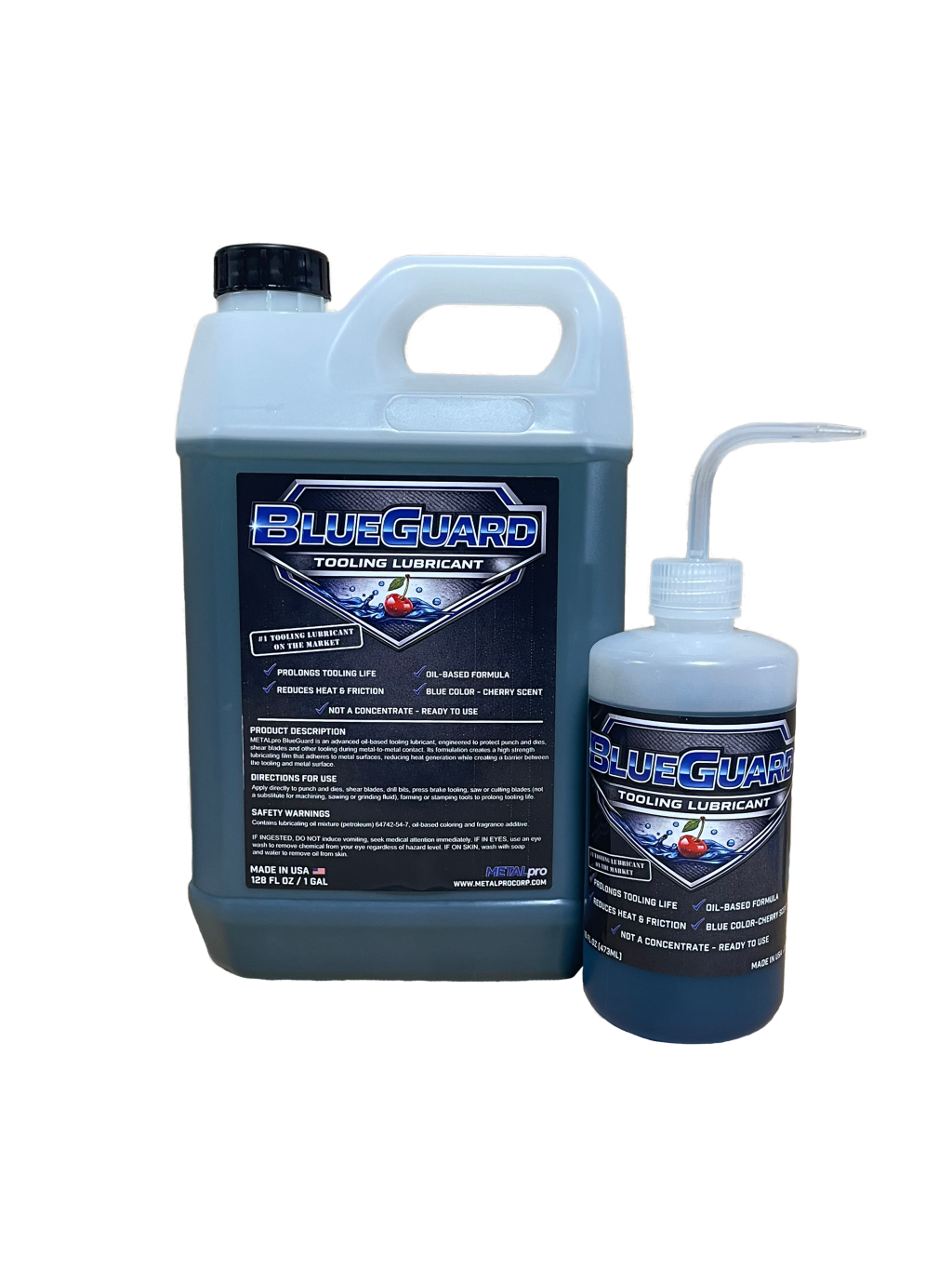 MetalPro 1 Gallon & 16 oz. BlueGuard Tooling Lubricant Bundle 116BG