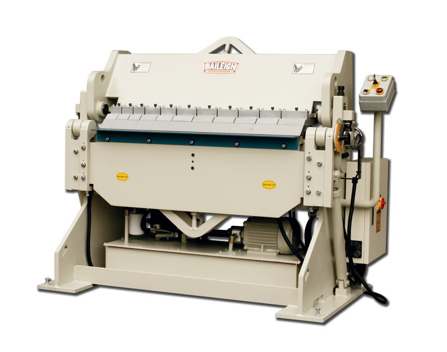 Baileigh BB-4810H; 220 Volt 3 Phase Heavy Duty Hydraulic Box and Pan Brake, 4' Length, 10 Gauge Mild Steel Capacity 1000403