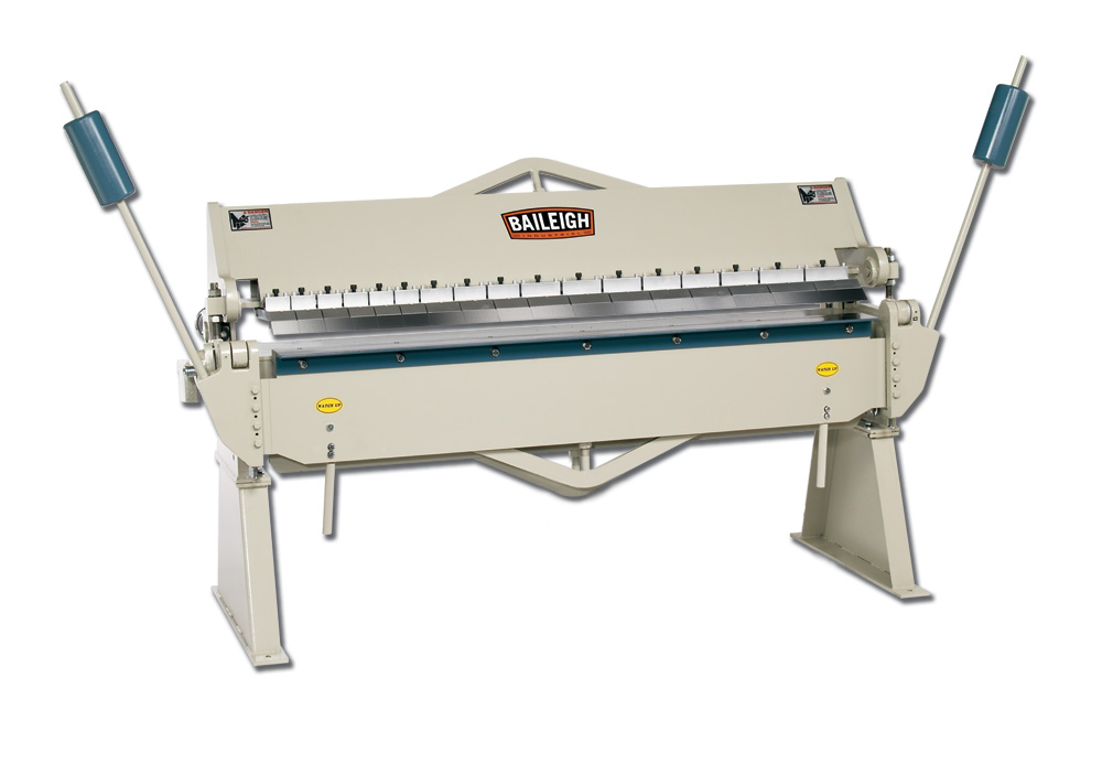 Baileigh BB-7212; Heavy Duty Manually Operated Box and Pan (Finger) Brake, 6' Length, 12 Gauge Mild Steel Capacity 1000536