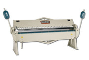 Baileigh BB-9612; Heavy Duty Manually Operated Box and Pan (Finger) Brake, 8' Length, 12 Gauge Mild Steel Capacity 1000553