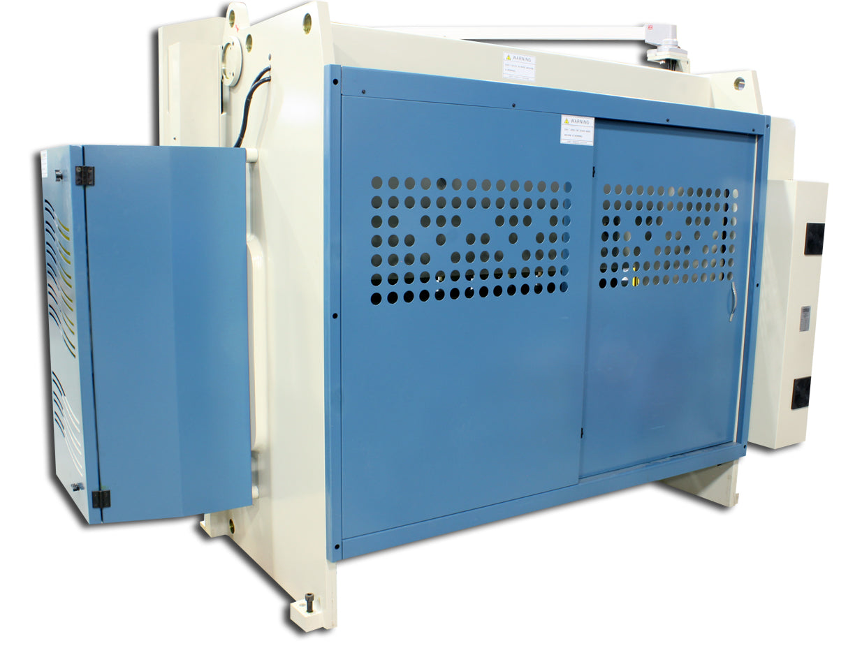 Baileigh BP-7098CNC; 220V 3Phase 70 Ton, 98" 2 Axis Programmable Hydraulic Press Brake. Distance Between Housings is 80" 1000836