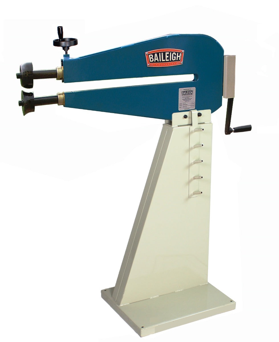 Baileigh BR-18M-24; Manually Operated Bead Roller, 18 Gauge Maximum Capacity, 24" Throat Depth 1000935