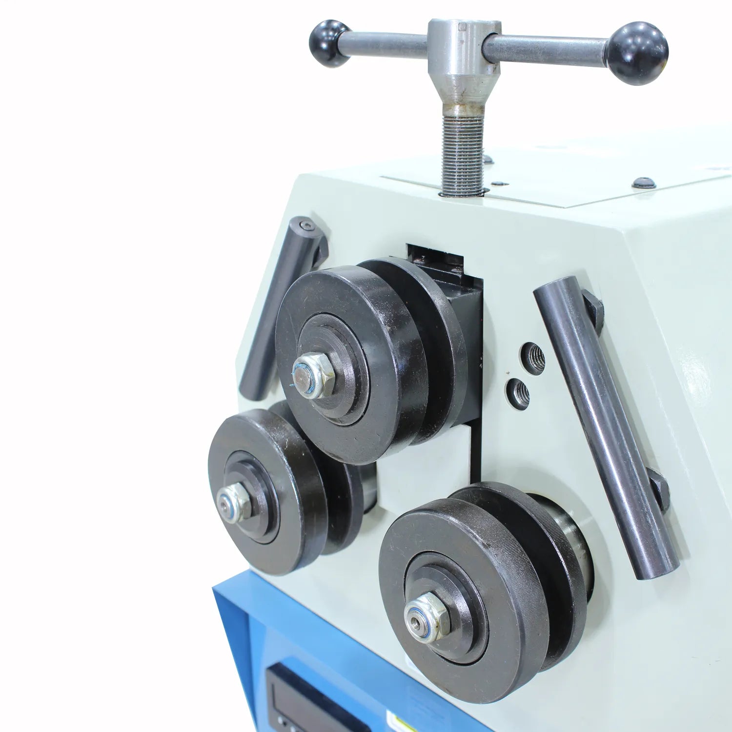 Baileigh R-M20-220, 220V 3Phase Ring and Angle Roll Bender, 2 Driven Rolls, Manual Top Roll, 1006850