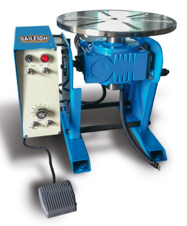 Baileigh WP-450; 110V 13" Welding Positioner, 450 lbs Capacity and 90 degrees 1008396