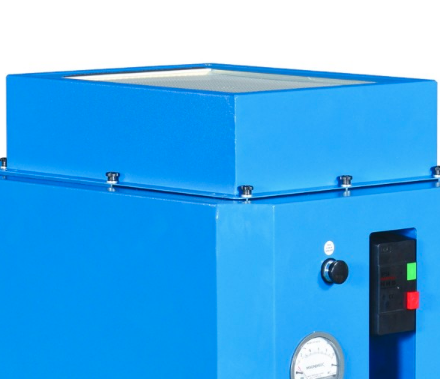 Baileigh MDC-3500-HD;  2340CFM Heavy Duty Metal Dust Collector, Air Pulse Clean w/ HEPA Filter, 10" Port 5HP, 230V 3Phase 1017595