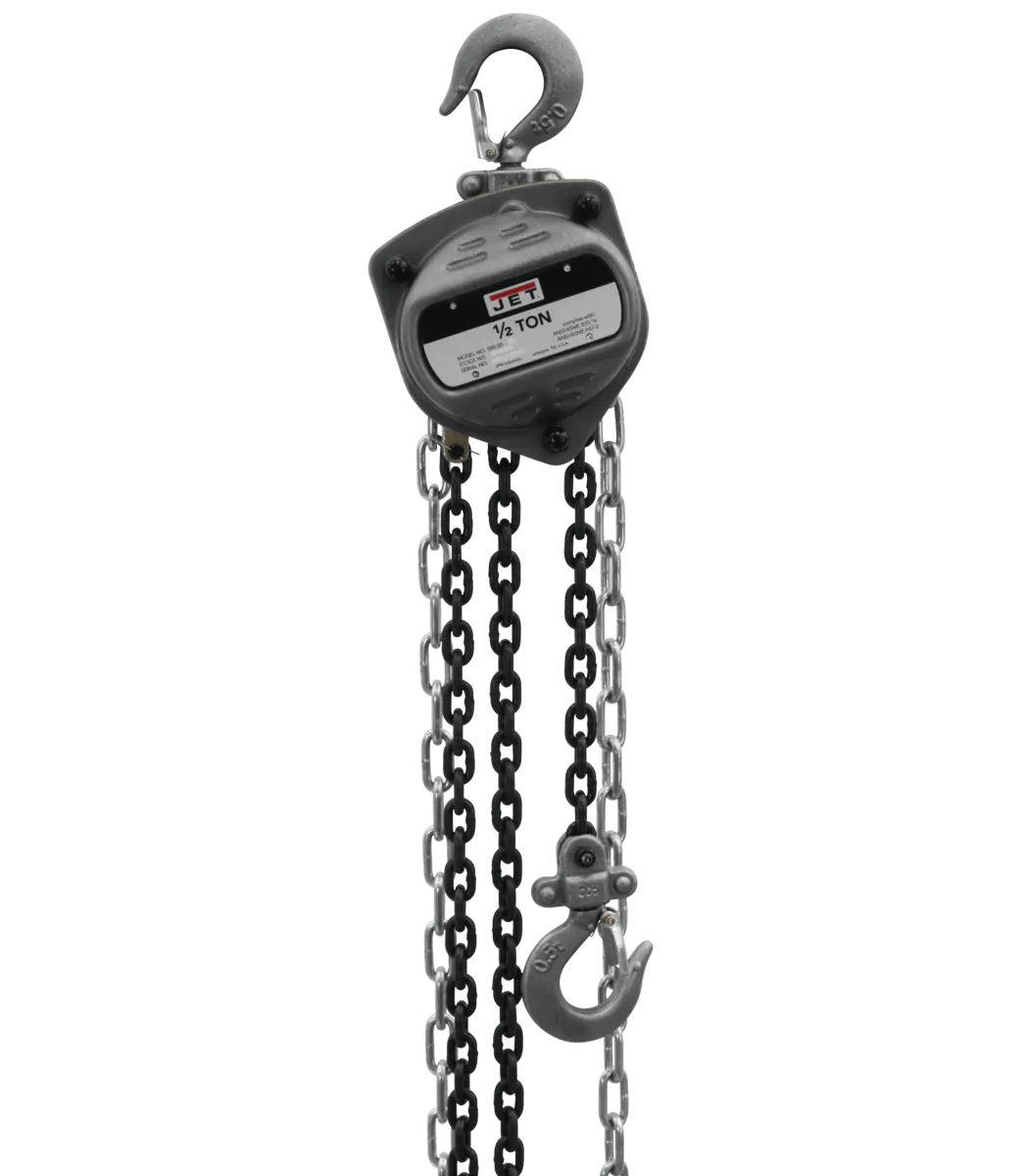 Jet S90-100-40 1 Ton Hand Chain Hoist with 40 ft. LIFT 101915