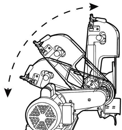 Baileigh BG-248-2; 110V 2" x 48"  Two Wheel Belt Grinder. Pivoting Head  1-1/2hp, 110v Single Phase 1019092
