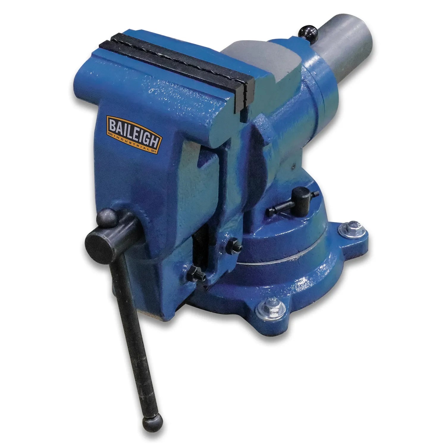 Baileigh BV-5P, Baileigh Industrial Swiveling, Rotating Bench Vise w/Pipe Jaws - 5-1/8 in. Jaw, 4 in. Opening 1019128