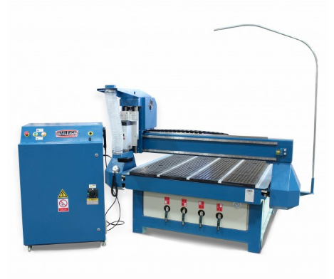 Baileigh WR-84V; 220V 1 Phase CNC Router 4x8' Table w/ T-Slots, 7.5HP Spindle (Vacuum Ready, Pump Sold Separately) 1019185