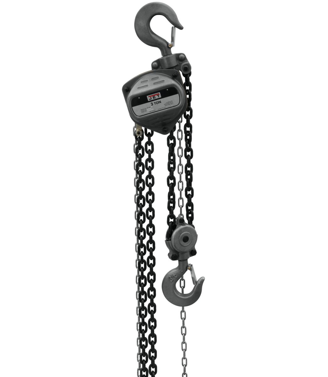 Jet S90 Series Hand Chain Hoist, 3 Ton x 30 Foot Lift S90-300-30 101943