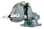 Jet C1, Combination Pipe and Bench 4-1/2 in. Jaw Round Channel Vise with Swivel Base 28826
