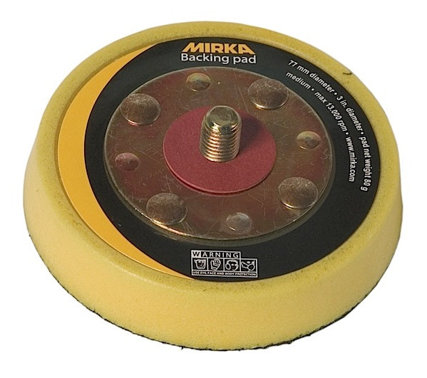 Mirka 3 in. Vinyl Faced Backup Pad 5/16 in. x 24 thread 103