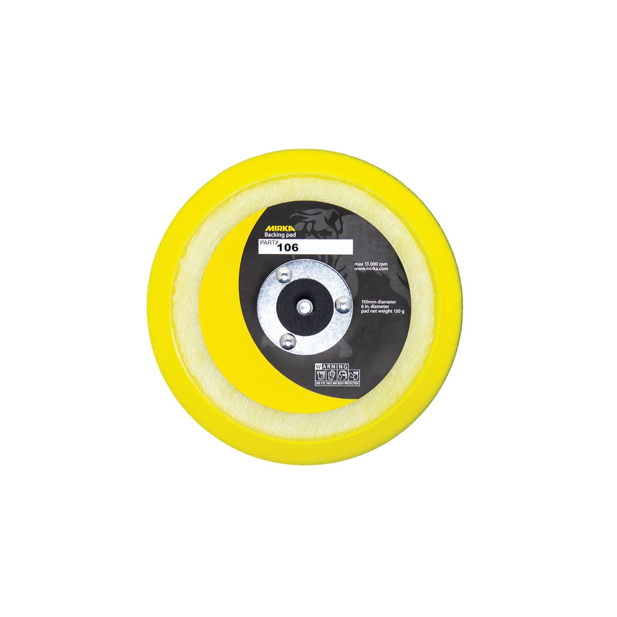 Mirka Backup Pad 6" Grip MPADBU-6