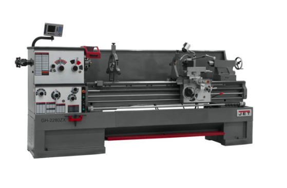 Jet Lathe with 2-axis ACU-RITE 200S DRO and Collet Closer, GH-2280ZX 321566