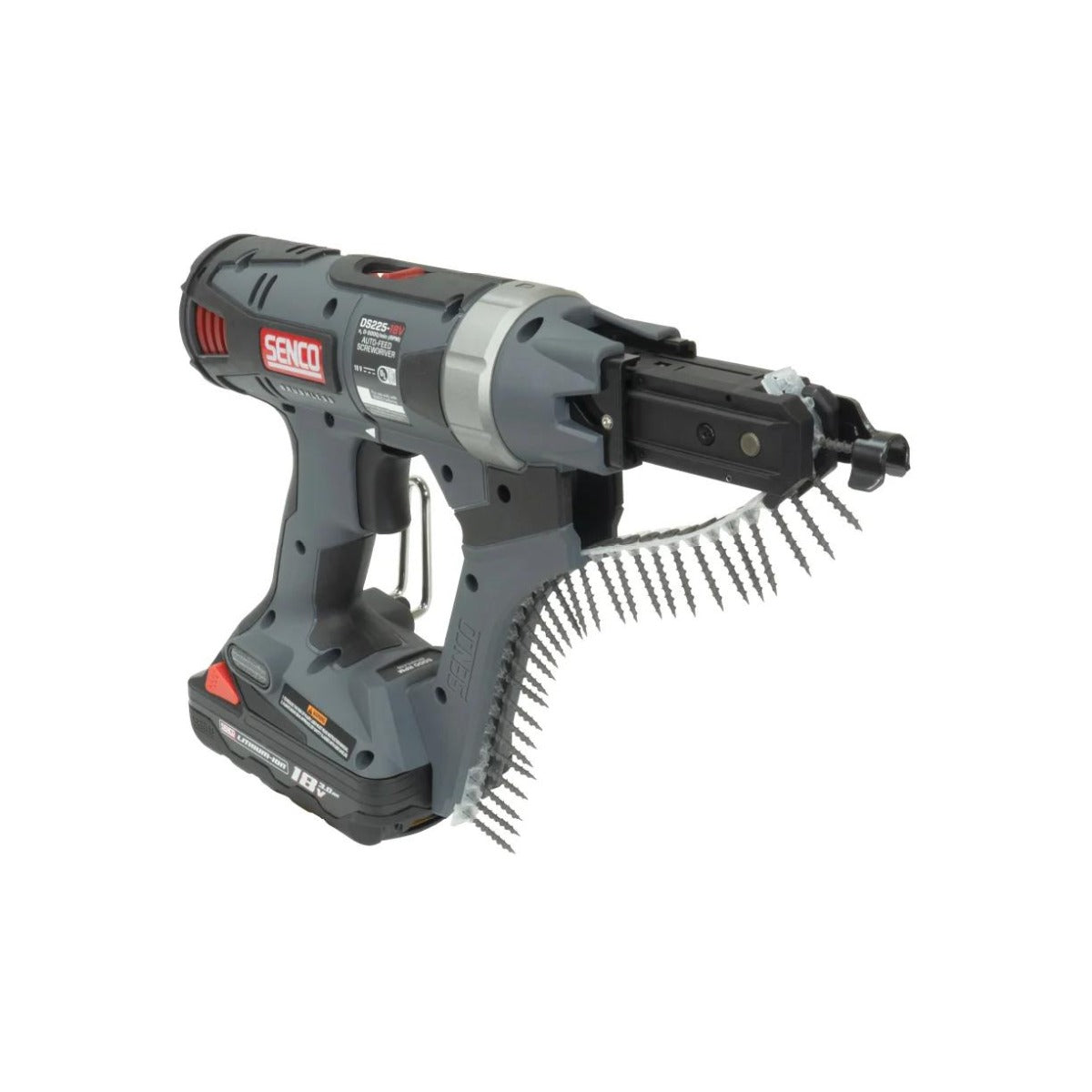 Senco 2 in. 5000 RPM Cordless Auto-Feed Screwdriver, DS225-18V 10A0002N