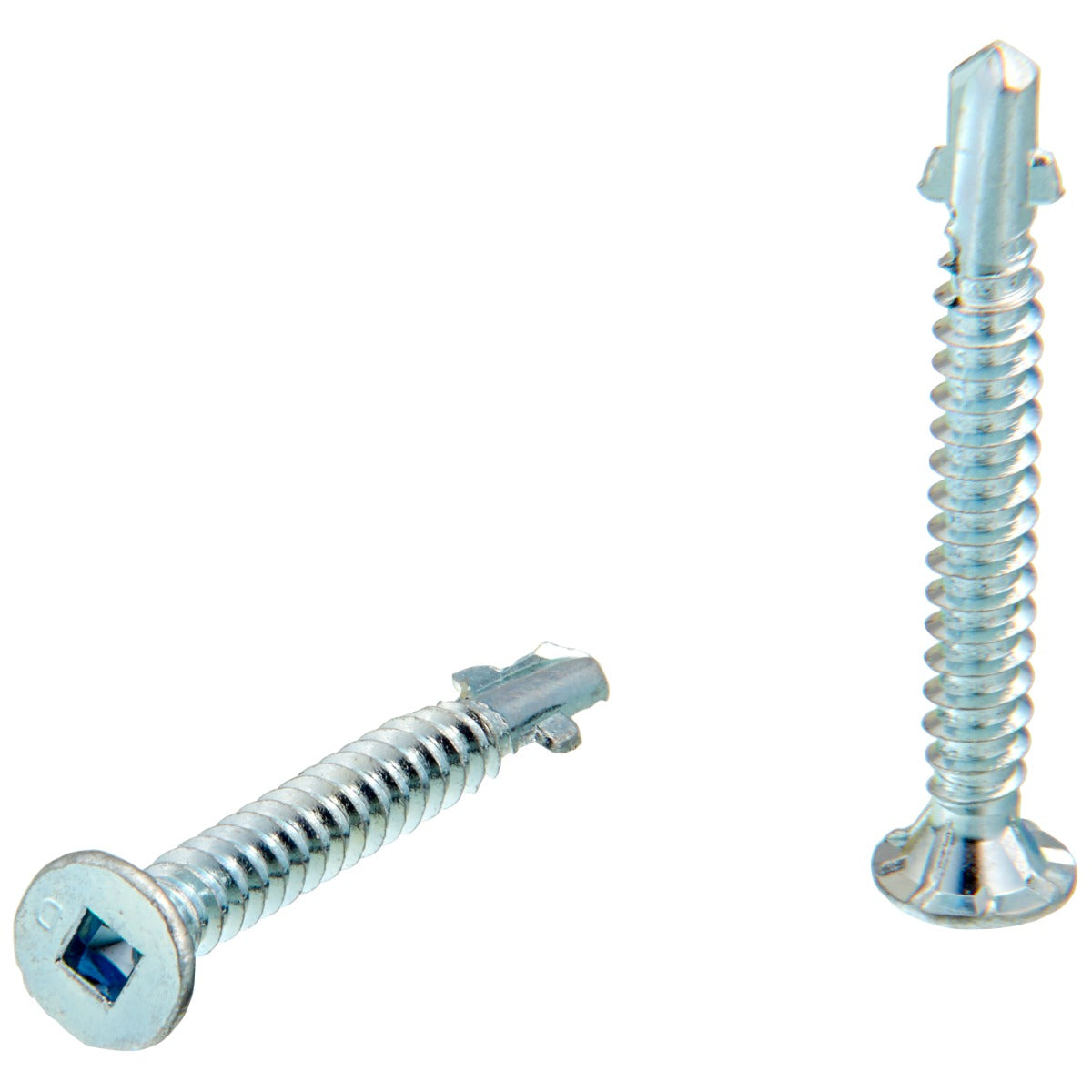 Senco #10 x 1 5/8", #2 Square, Clear Zinc, Wafer+Nibs, Wing Drill, Fine, 1000-Pack 10G162CWK