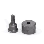PDSQ11/32, EDWARDS 11/32" SQUARE PUNCH & DIE SET WITH KEY-WAY