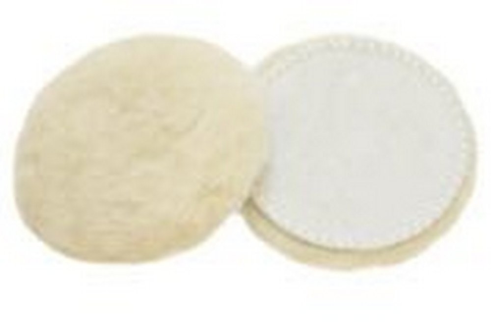 Mirka 3 in. Lambs Wool Polishing Pad 3/4 in. thick, Qty 12 MPADLW-3
