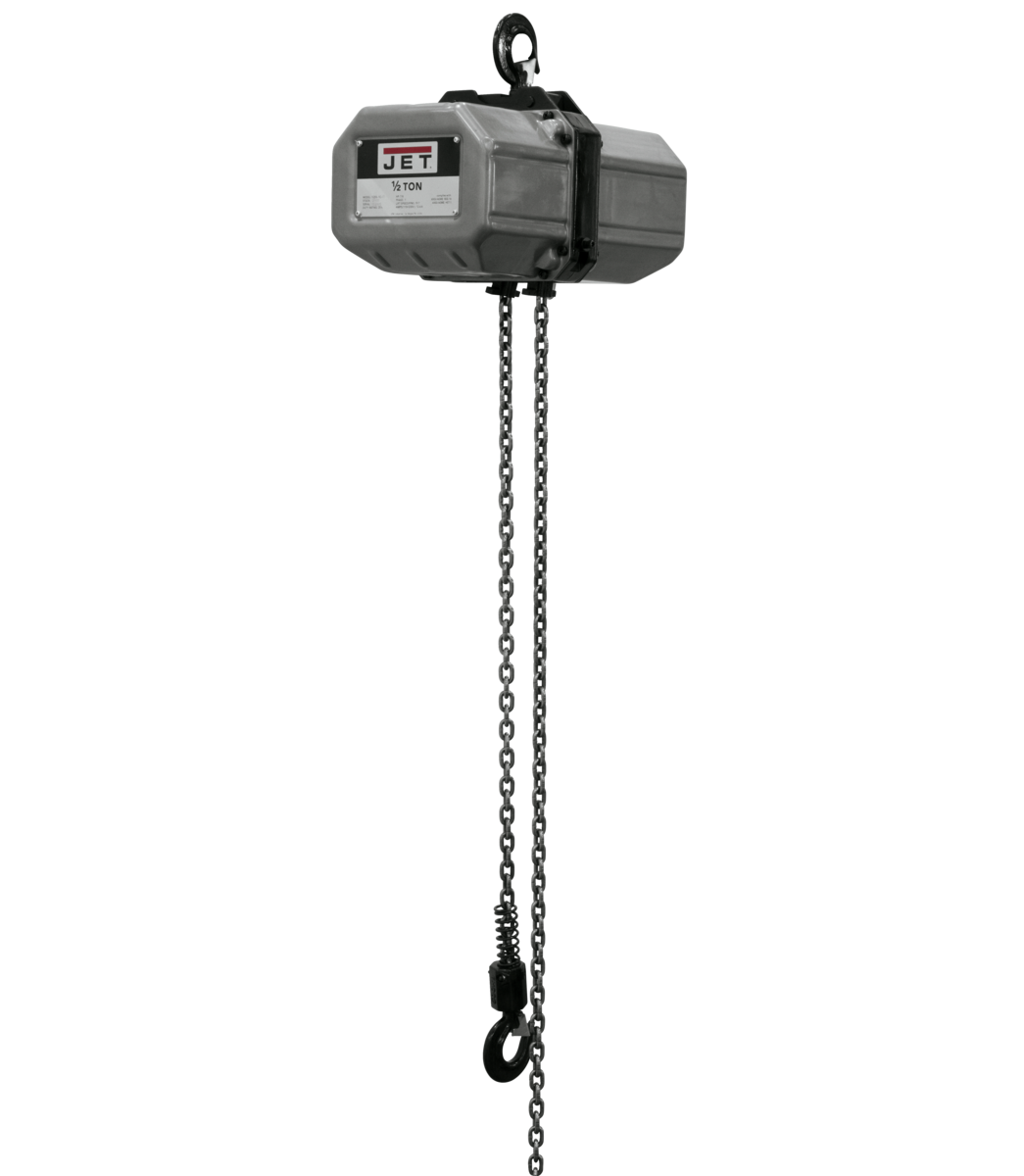 Jet 1/2SS-1C-20, 1/2 Ton, 1Ph, 50 ft. Lift, 115/230V, Prewired 230V 121250