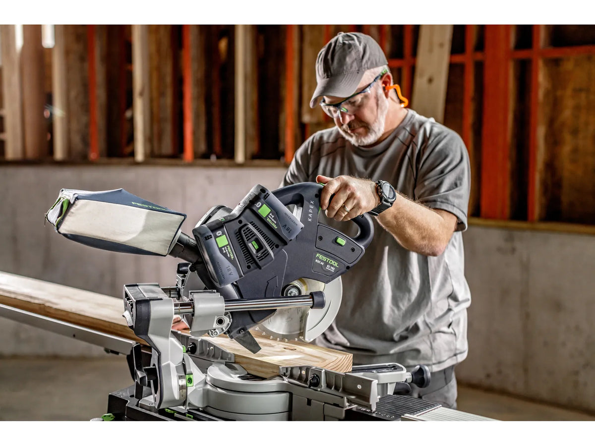 Festool KAPEX 8-1/2 in. Cordless Sliding Compound Miter Saw KSC 60 EB-Basic (Bare Tool) 577776