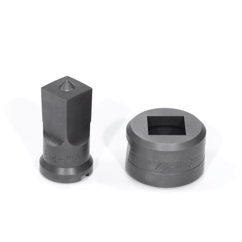 Edwards Ironworkers 13/16 in. Square Punch & Die Set with Key-Way PDSQ13/16