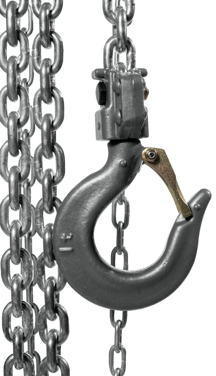 Jet AL100 Series Aluminum Hand Chain Hoist, 1/2 Ton x 20 Foot Lift AL100-050-20 133053